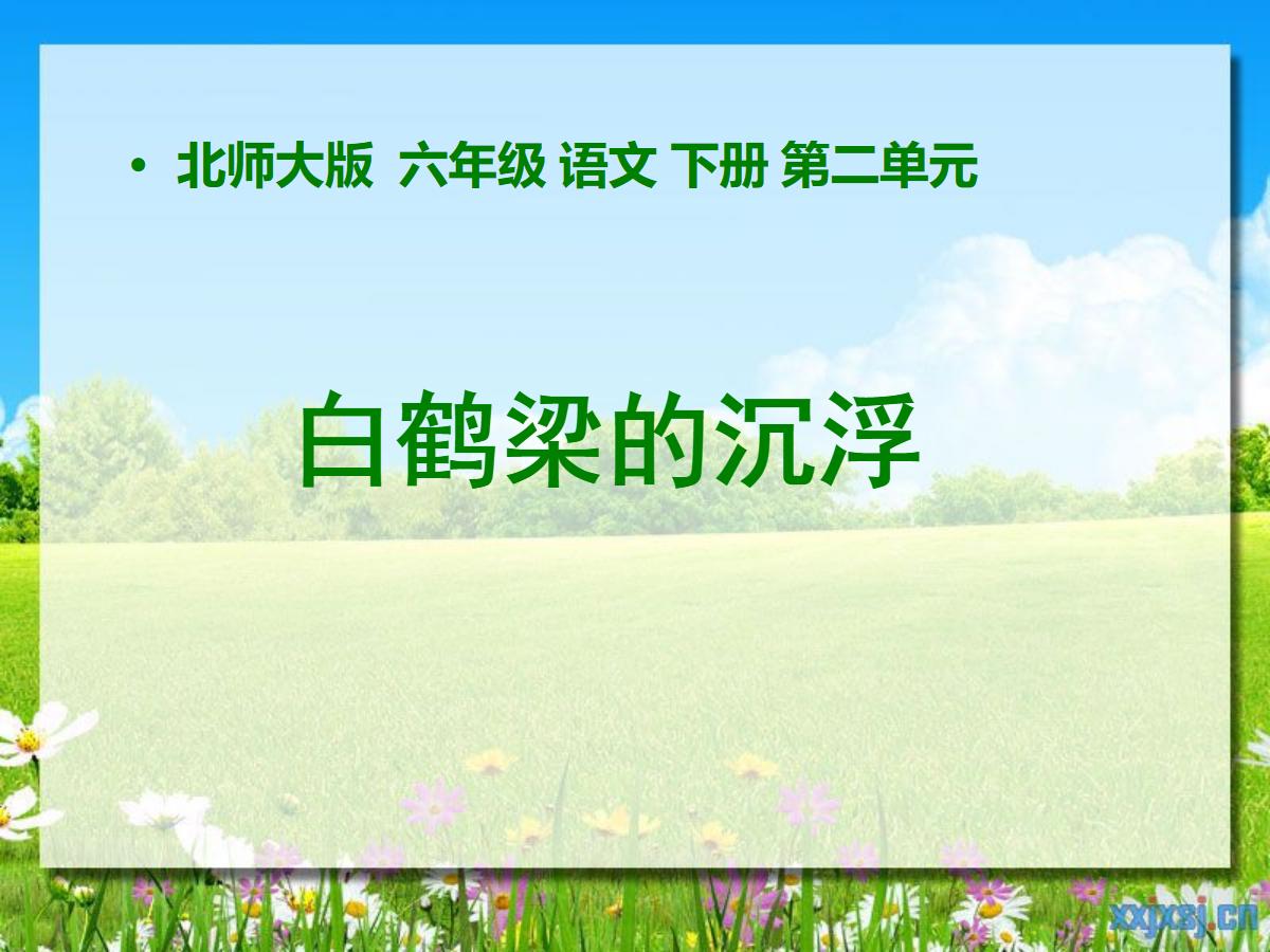 《白鹤梁的沉浮》PPT课件2