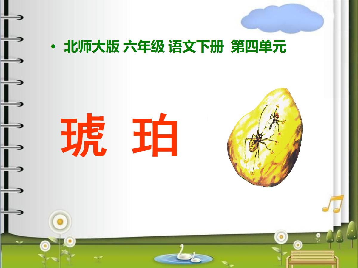 《琥珀》PPT课件