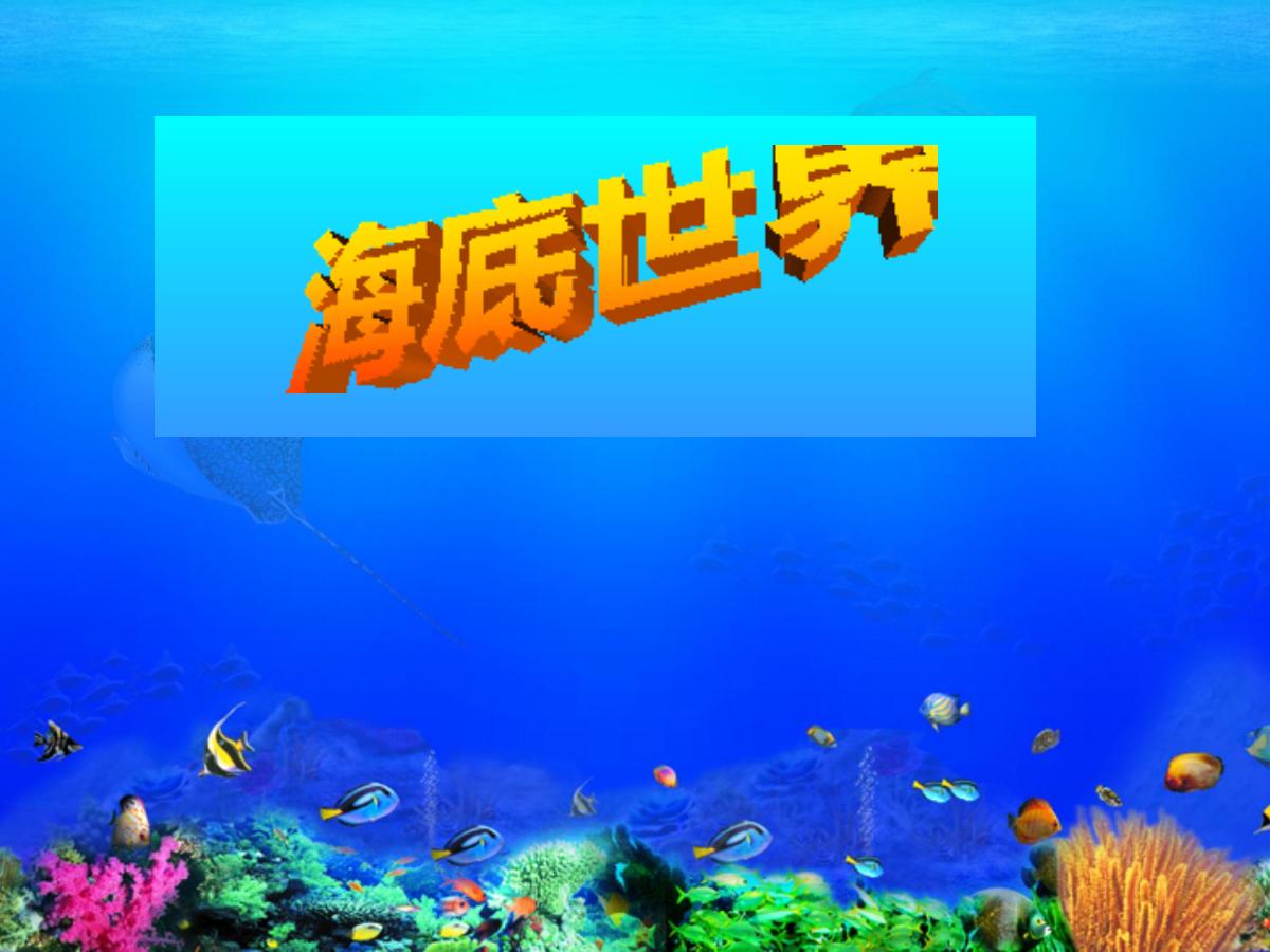 《海底世界》PPT课件3