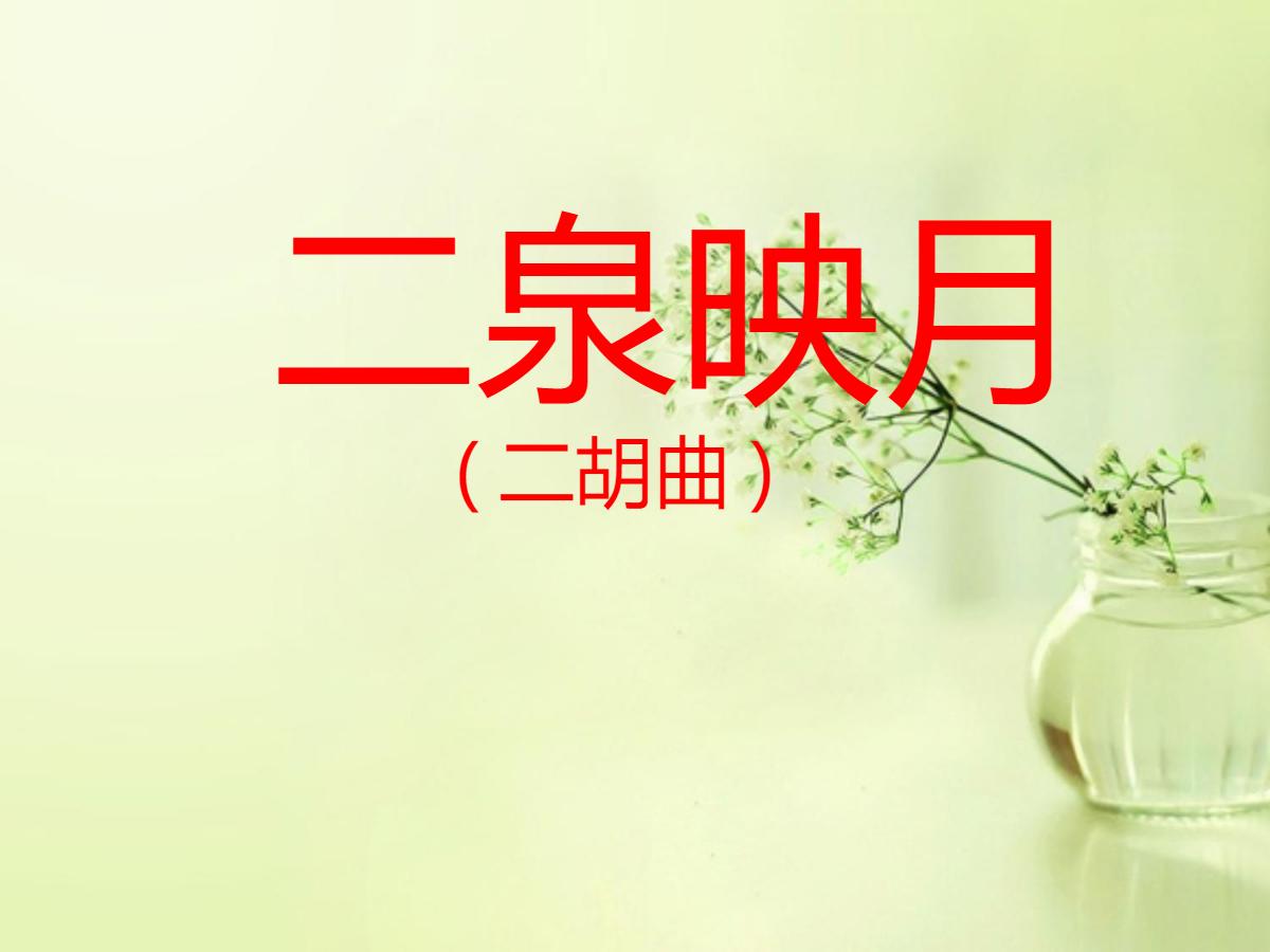 《二泉映月》PPT课件