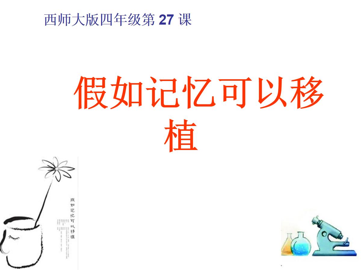 《假如记忆可以移植》PPT课件3