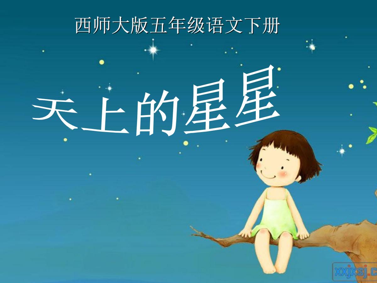 《天上的星星》PPT课件2