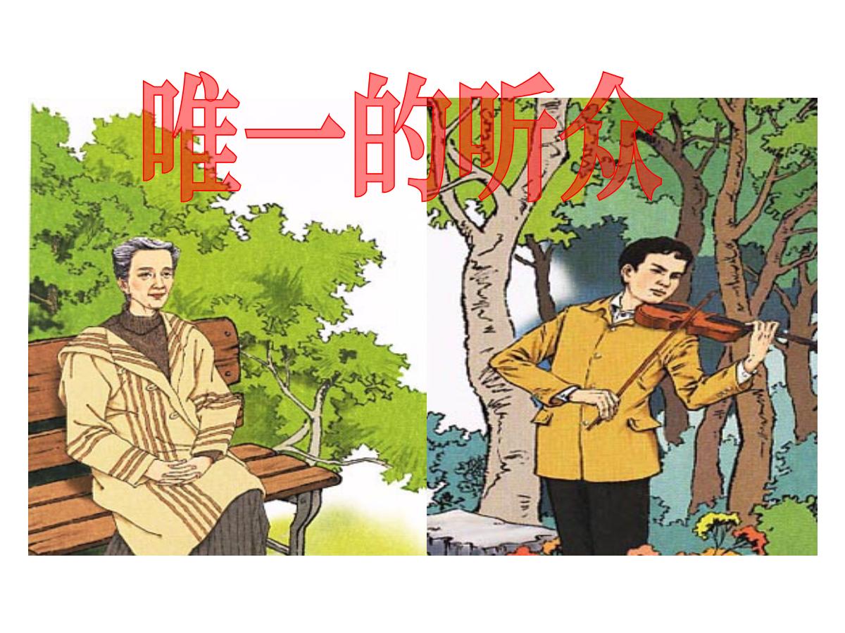 《唯一的听众》PPT课件5