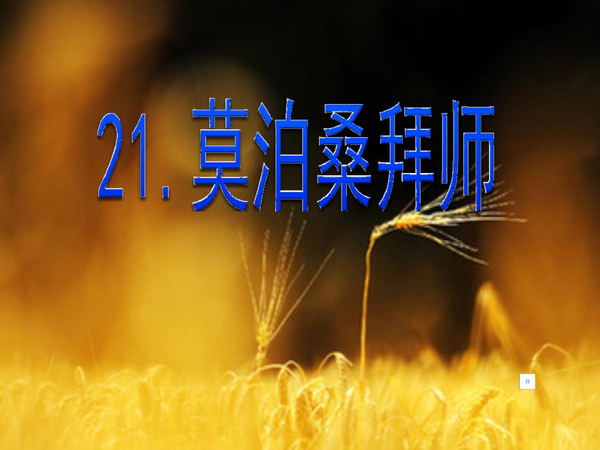 《莫泊桑拜师》PPT课件4