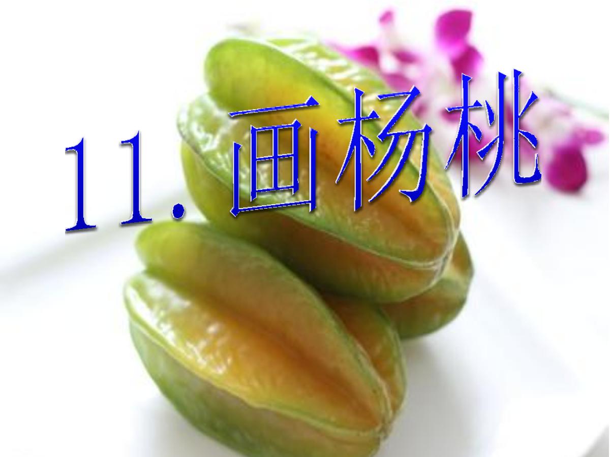 《画杨桃》PPT课件3