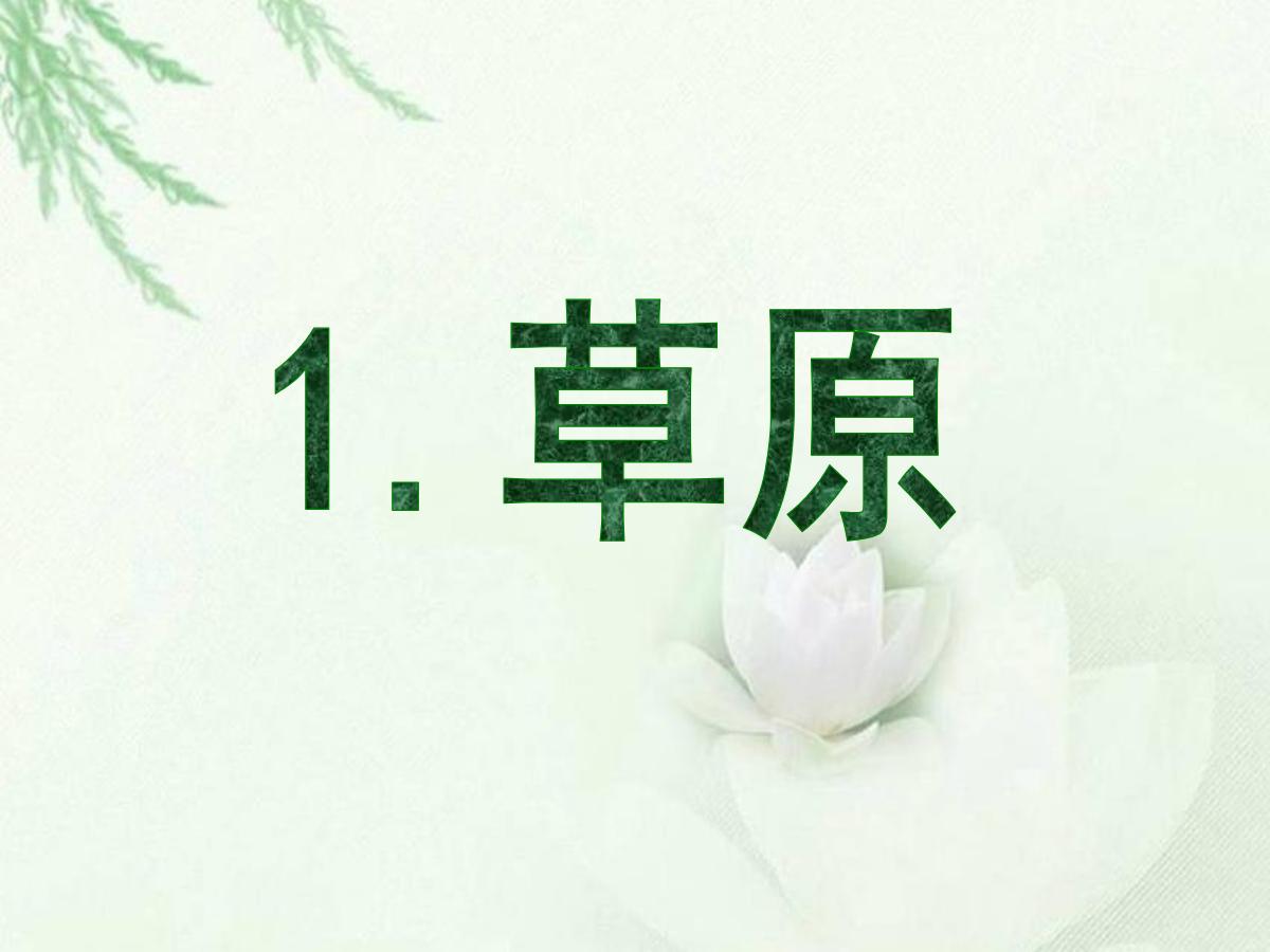 《草原》PPT课件3