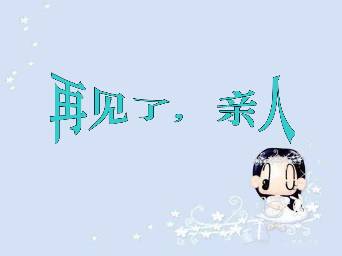 《再见了，亲人》PPT课件3