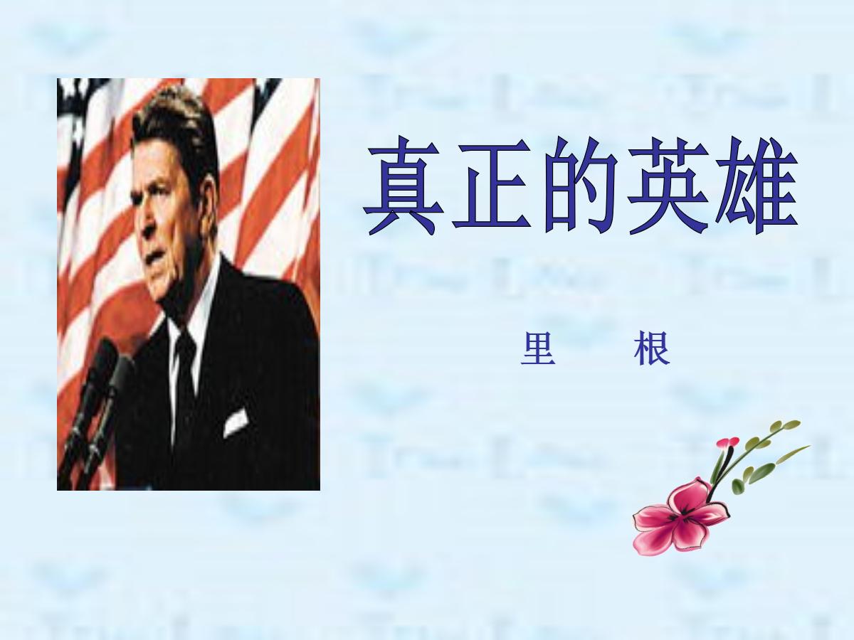 《真正的英雄》PPT课件5
