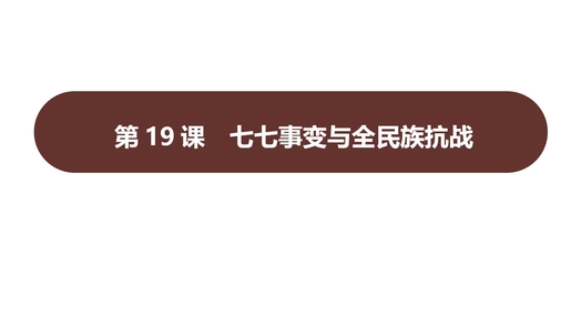 《七七事变与全民族抗战》PPT教学课件下载