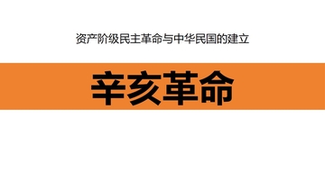 《辛亥革命》资产阶级民主革命与中华民国的建立PPT课件