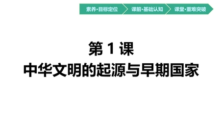 《中华文明的起源与早期国家》PPT免费优质课件
