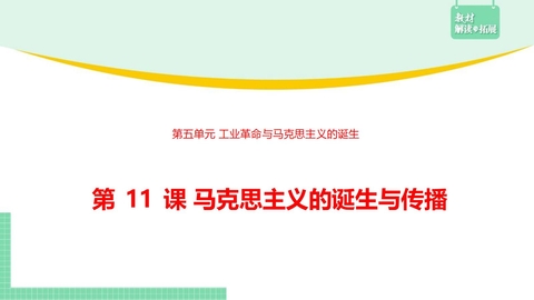 《马克思主义的诞生与传播》PPT精品课件下载