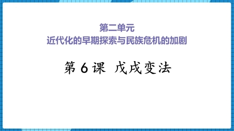 《戊戌变法》PPT免费课件