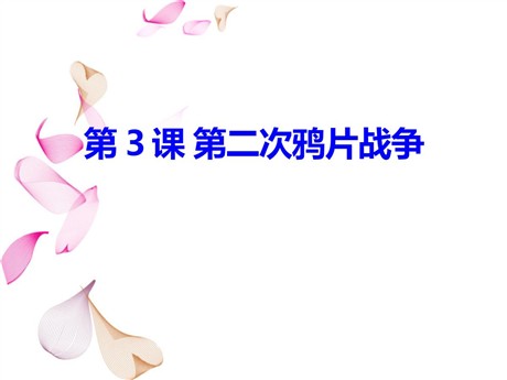 《第二次鸦片战争》列强的侵略与中国人民的抗争PPT课件3
