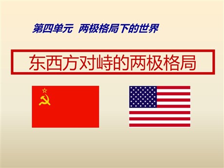 《东西方对峙的两极格局》两极格局下的世界PPT课件2