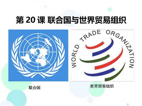 《联合国与世界贸易组织》PPT课件
