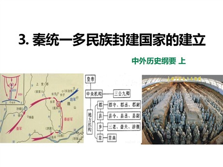 《秦统一多民族封建国家的建立》PPT下载