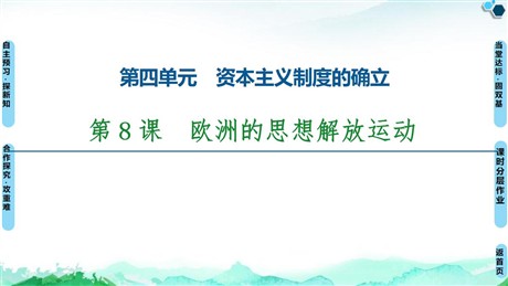 《欧洲的思想解放运动》资本主义制度的确立PPT