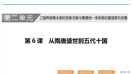 《从隋唐盛世到五代十国》PPT教学课件下载