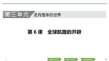 《全球航路的开辟》PPT课件下载