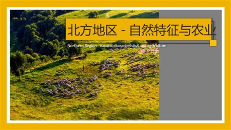 《自然特征与农业》北方地区PPT教学课件