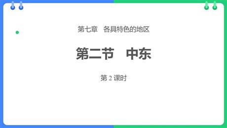 《中东》PPT免费课件(第2课时)