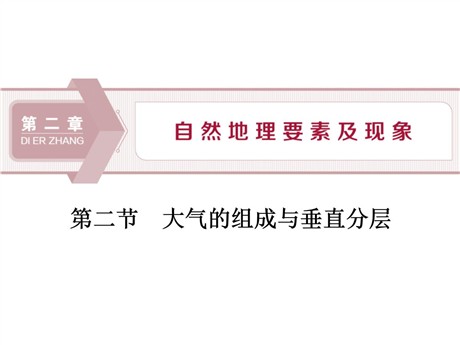 《大气的组成与垂直分层》自然地理要素及现象PPT课件