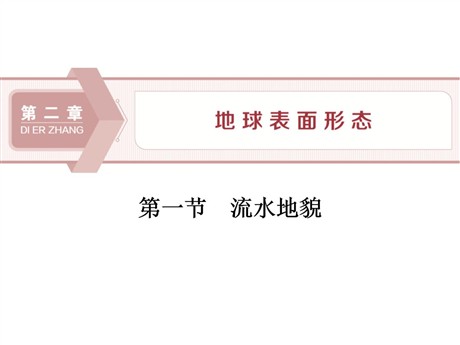 《流水地貌》地球表面形态PPT下载