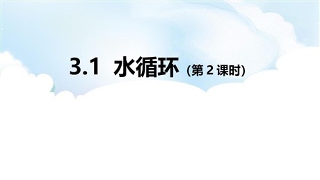 《水循环》PPT免费课件(第2课时)