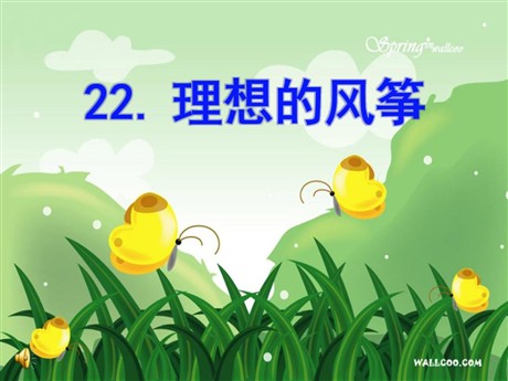 《理想的风筝》PPT课件4