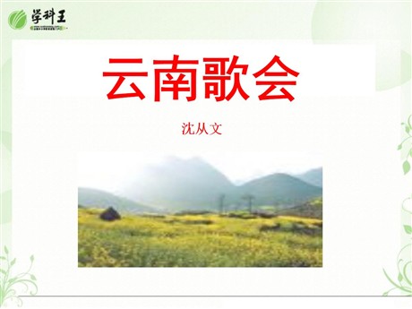 《云南的歌会》PPT课件7