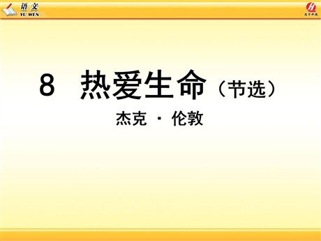 《热爱生命》PPT课件7