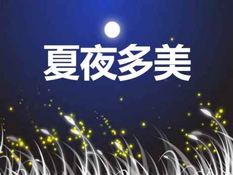《夏夜多美》PPT课件4