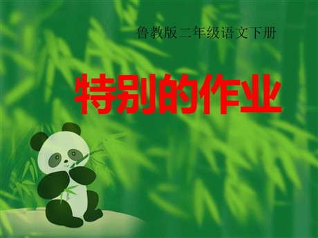 《特别的作业》PPT课件5