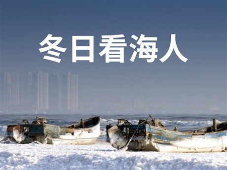 《冬日看海人》PPT课件2