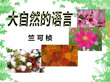 《大自然的语言》PPT课件7