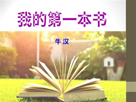 《我的第一本书》PPT课件5