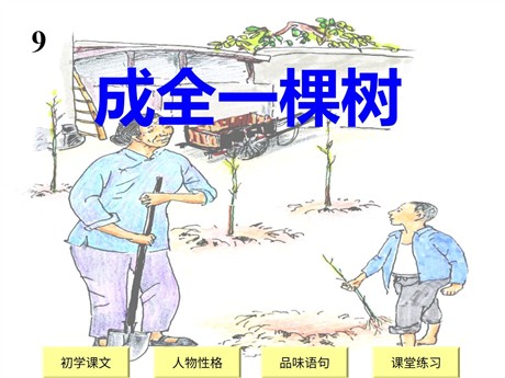 《成全一棵树》PPT课件