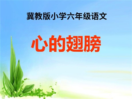 《心的翅膀》PPT课件2