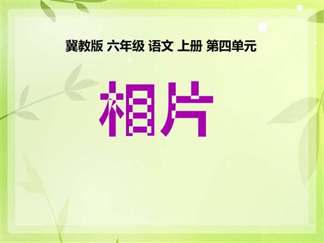 《相片》PPT课件