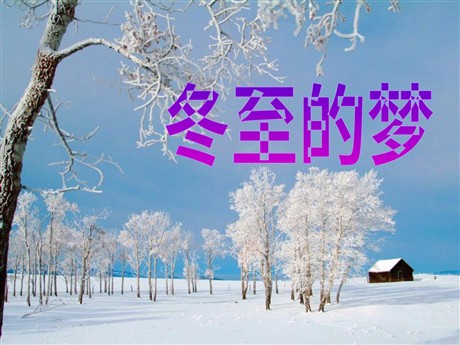 《冬至的梦》PPT课件3