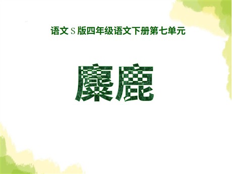 《麋鹿》PPT课件6