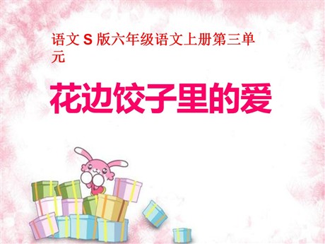 《花边饺子里的爱》PPT课件2
