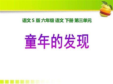 《童年的发现》PPT课件13