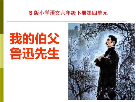 《我的伯父鲁迅先生》PPT课件5