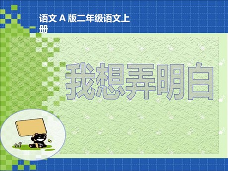 《我想弄明白》PPT课件2