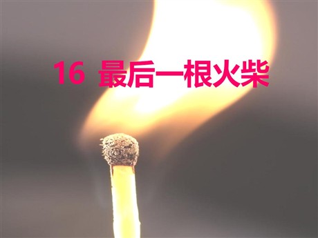 《最后一根火柴》PPT课件