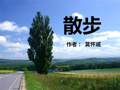《散步》PPT课件5