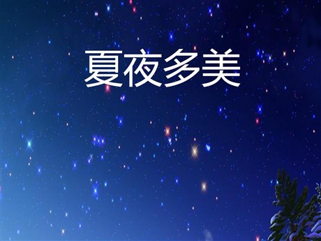 《夏夜多美》PPT课件3