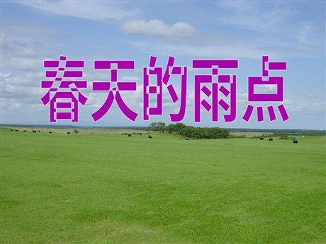 《春天的雨点》PPT课件4